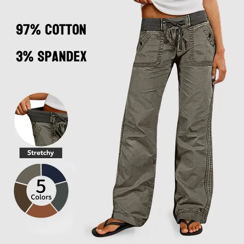 ⚡FINAL SALE⚡-  women-s-high-stretch-mid-rise-straight-pants（副本）