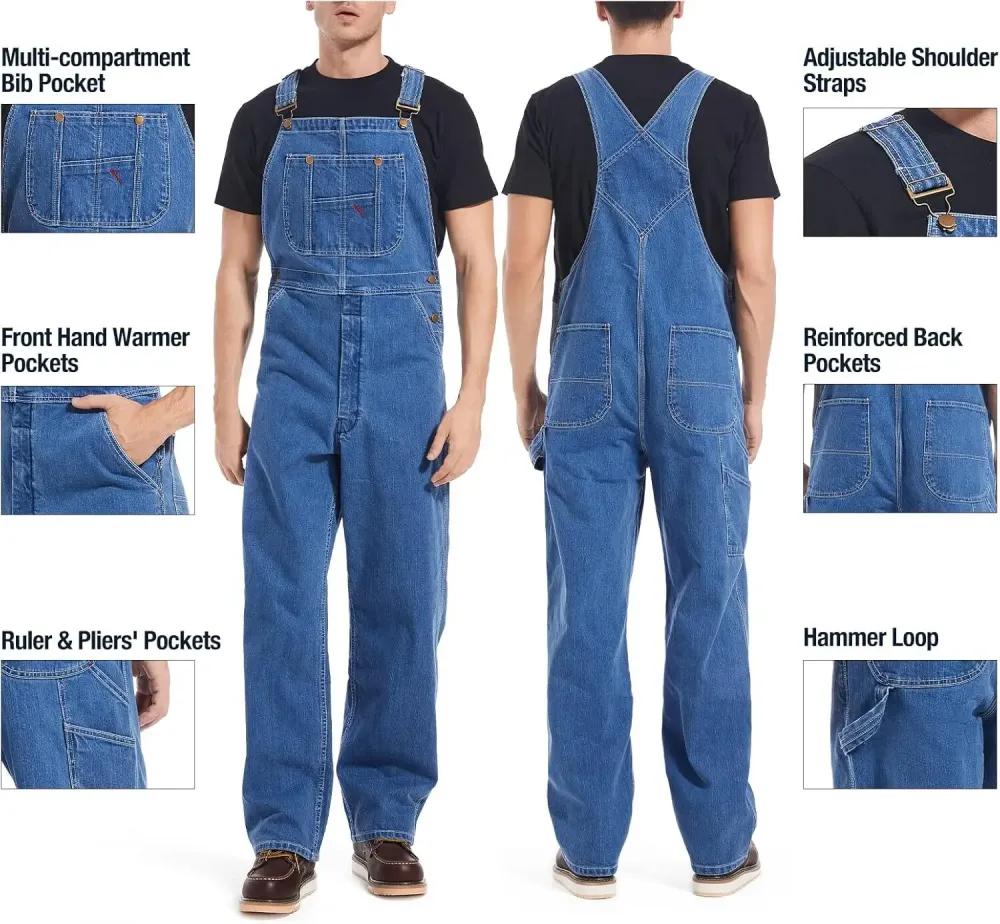 🔥Last Day 79% OFF🔥CRHT Men's Loose Fit Heavyweight Bib Overall - 4 Extreme Warmth Rating（副本）