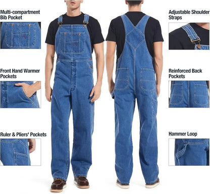 🔥Last Day 79% OFF🔥CRHT Men's Loose Fit Heavyweight Bib Overall - 4 Extreme Warmth Rating（副本）