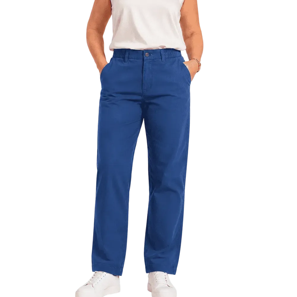 Women Multi-Pocket Stretch Comfort Pants