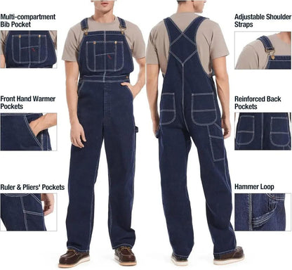 🔥Last Day 79% OFF🔥CRHT Men's Loose Fit Heavyweight Bib Overall - 4 Extreme Warmth Rating（副本）