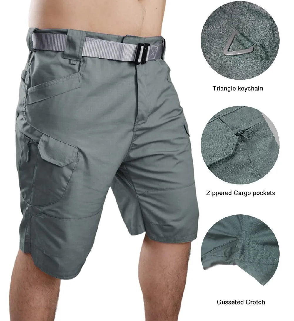 Men's Multifunctional Waterproof Multi-pocket Outdoor Tactical Shorts（副本）