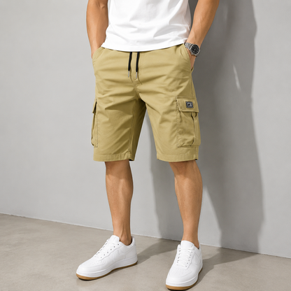 🔥 LIMITED STOCK ALERT 🔥Men's Pockets Drawstring Cargo Shorts