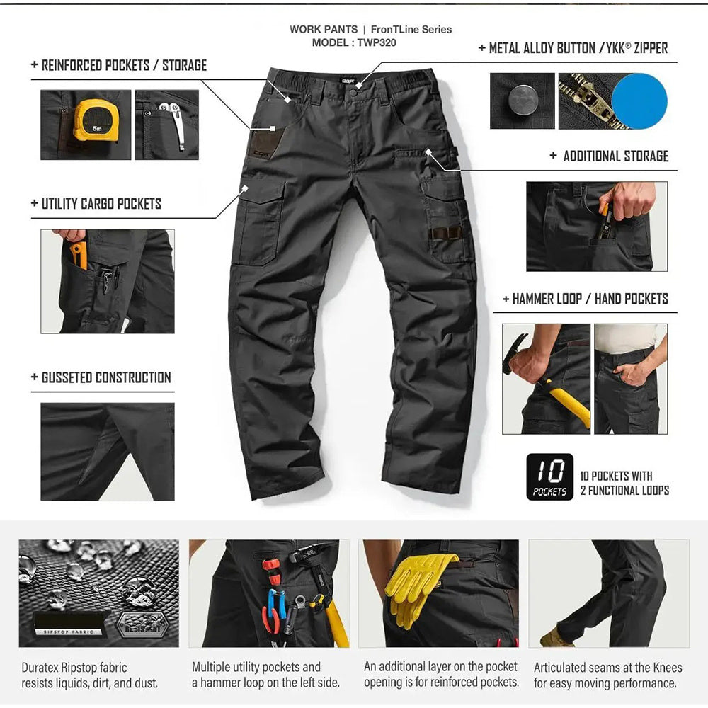 Men's Quick Dry Tactical Work Pants