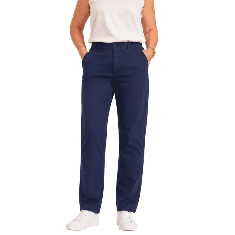 Women Multi-Pocket Stretch Comfort Pants