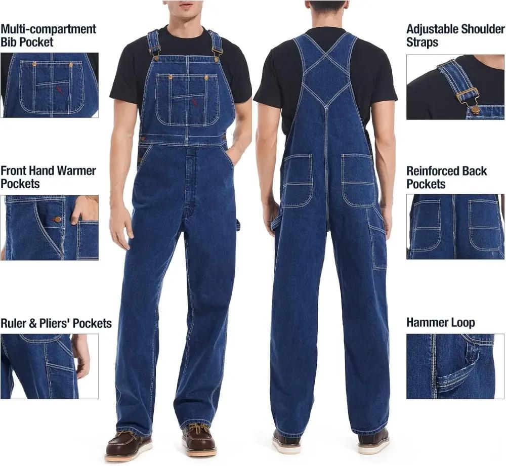 🔥Last Day 79% OFF🔥CRHT Men's Loose Fit Heavyweight Bib Overall - 4 Extreme Warmth Rating（副本）
