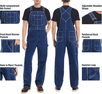 🔥Last Day 79% OFF🔥CRHT Men's Loose Fit Heavyweight Bib Overall - 4 Extreme Warmth Rating（副本）